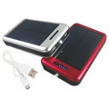 Solar Dual Port Power Bank for Cell Phones/Tablets (10000 mAh)